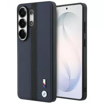 Funda MagSafe BMW Perforated Stripe Logo para Samsung Galaxy S26 Ultra - azul marino