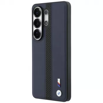 Funda MagSafe BMW Perforated Stripe Logo para Samsung Galaxy S26 Ultra - azul marino