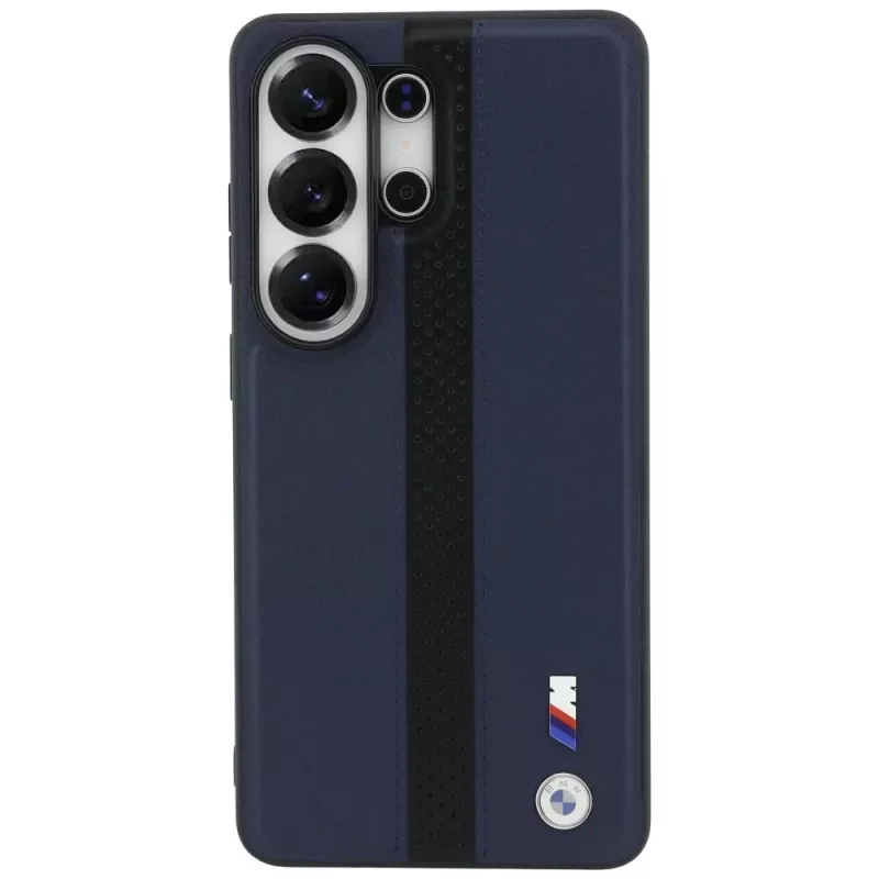 Funda MagSafe BMW Perforated Stripe Logo para Samsung Galaxy S26 Ultra - azul marino