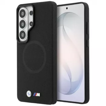 Funda MagSafe BMW M Metal Logo para Samsung Galaxy S26 Ultra negra
