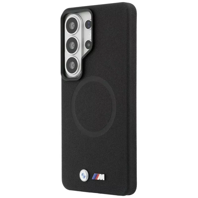Funda MagSafe BMW M Metal Logo para Samsung Galaxy S26 Ultra negra