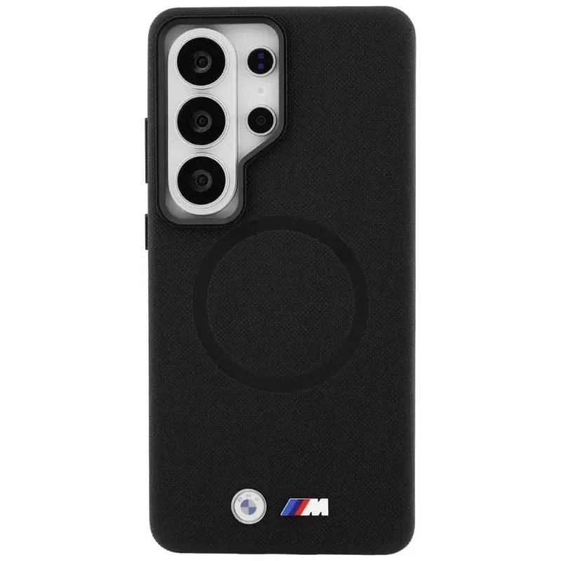 Funda MagSafe BMW M Metal Logo para Samsung Galaxy S26 Ultra negra