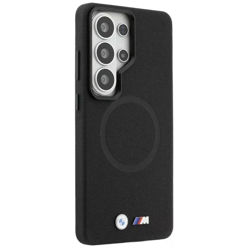 Funda MagSafe BMW M Metal Logo para Samsung Galaxy S26 Ultra negra