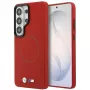 Funda MagSafe BMW M Metal Logo para Samsung Galaxy S26 Ultra roja