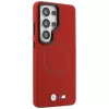 Funda MagSafe BMW M Metal Logo para Samsung Galaxy S26 Ultra roja