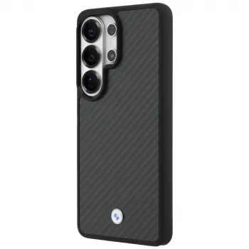 Funda MagSafe BMW Sign Magnetic Carbon Fiber para Samsung Galaxy S26 Ultra negra