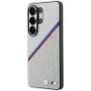 Funda MagSafe BMW Tricolor Metal Logo para Samsung Galaxy S26 Ultra gris