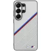 Funda MagSafe BMW Tricolor Metal Logo para Samsung Galaxy S26 Ultra gris