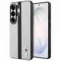 Funda MagSafe BMW Perforated Stripe Logo para Samsung Galaxy S26 Ultra gris