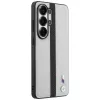Funda MagSafe BMW Perforated Stripe Logo para Samsung Galaxy S26 Ultra gris