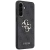 Guess Leather 4G Metal Logo Funda para Samsung Galaxy A57 5G, Negro
