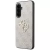 Guess Leather 4G Metal Logo Funda para Samsung Galaxy A57 5G Rosa