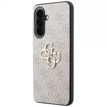 Guess Leather 4G Metal Logo Funda para Samsung Galaxy A57 5G Rosa