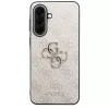 Guess Leather 4G Metal Logo Funda para Samsung Galaxy A57 5G Rosa