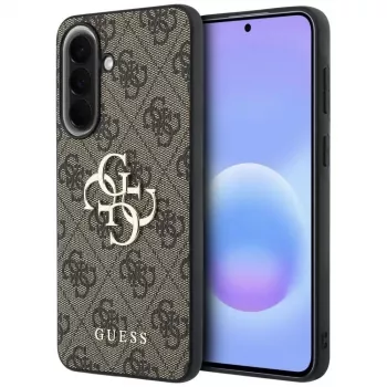 Guess Leather 4G Metal Logo Funda para Samsung Galaxy A37 5G - Marrón