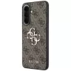 Guess Leather 4G Metal Logo Funda para Samsung Galaxy A37 5G - Marrón