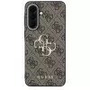 Guess Leather 4G Metal Logo Funda para Samsung Galaxy A37 5G - Marrón