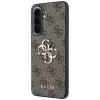 Guess Leather 4G Metal Logo Funda para Samsung Galaxy A57 5G Marrón