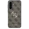 Guess Leather 4G Metal Logo Funda para Samsung Galaxy A57 5G Marrón