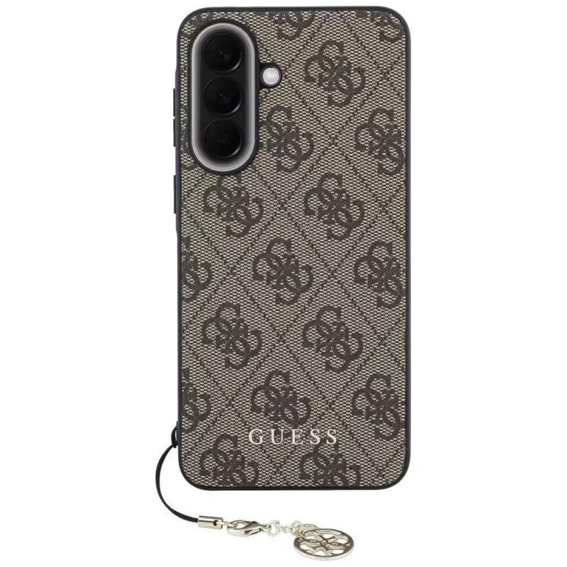 Guess 4G Charm Funda trasera para Samsung Galaxy A57 5G - Marrón