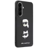 KARL LAGERFELD Funda protectora para Samsung Galaxy A57 5G, Negro, con Karl & Choupette Heads, Pins & Logo
