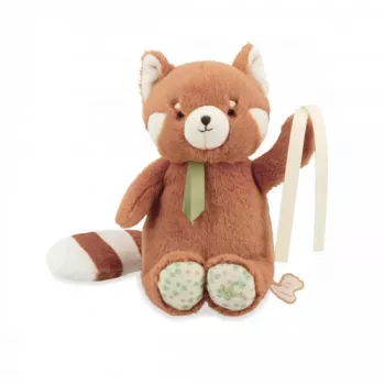 Kaloo Petit Songe Peluche musical panda rojo 20 cm caja de regalo
