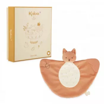 Kaloo Plume Grignoti la ardilla Trapo de apego con mordedor de silicona 23 cm