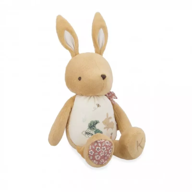 Kaloo Peluche conejo sonajero 28 cm en caja de regalo colección Petites Chansons