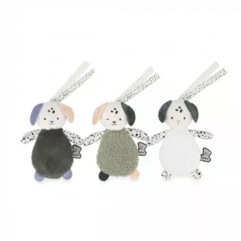 Kaloo Stimuli Puppies Set doudou sensorial - 3 piezas
