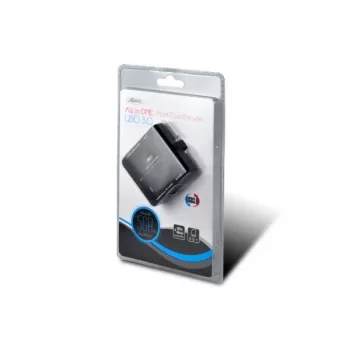 EXERTIS CONNECT Lector de tarjetas USB 3.0 Lector compacto para tarjetas de memoria y tarjetas SIM (730985)