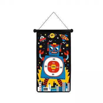 Juego de dardos magnético Robots Janod