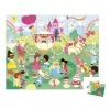 Janod Puzzle en maletín Princesas 36 piezas 4+ Fabricado en Francia