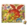 Janod Puzzle en maletín Reino de los dragones 54 piezas 5+ Fabricado en Francia