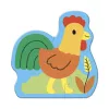 Janod Set de puzzles progresivos 5 puzzles - 2, 4, 6, 8 y 10 piezas Granja 2+