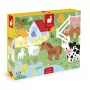 Janod Puzzle sensorial táctil Granja 20 piezas 2+
