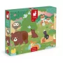 Janod Puzzle sensorial táctil Bosque 20 piezas 2+