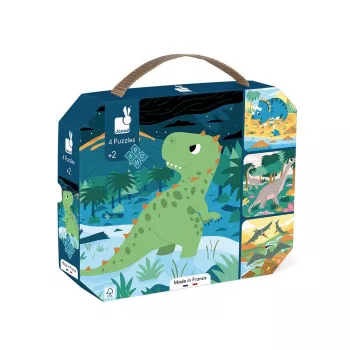 Janod Magneti'Book Dinosaurios juego magnético educativo 40 piezas J02541
