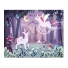 Janod Puzzle en maletín Unicornios 54 piezas 5+ Fabricado en Francia