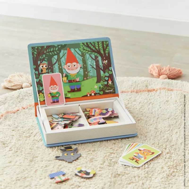 Janod Magnetibook Cuentos juego magnético de libro