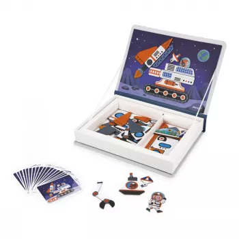 Janod Magnetibook Cosmos juego magnético educativo - temática espacial