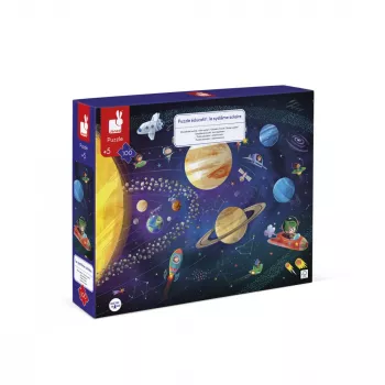 Janod Puzzle Sistema solar 100 piezas