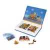 Janod Magnetibook Vehicles libro de actividades magnético