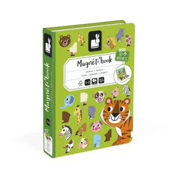 Janod Magnetibook Animales juego magnético de libro