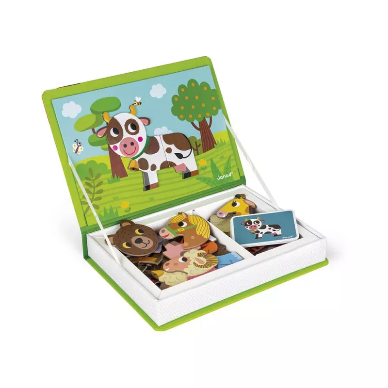 Janod Magnetibook Animales juego magnético de libro
