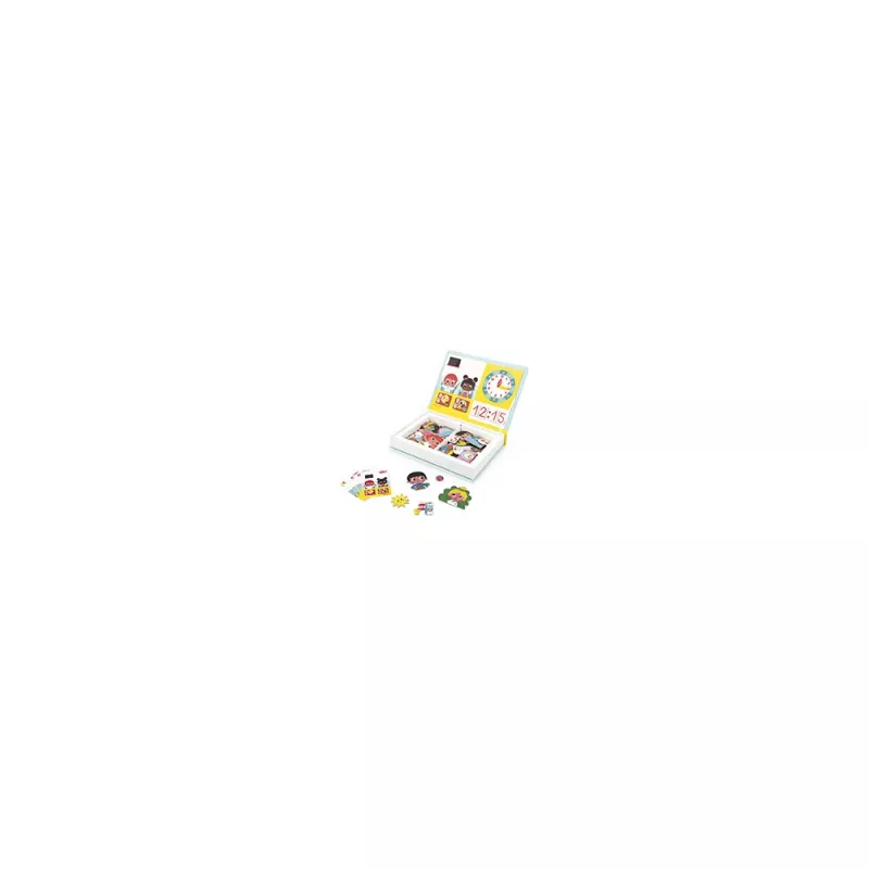Janod Magnetibook Aprender las horas juego magnético educativo