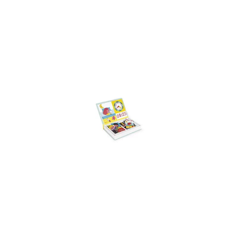 Janod Magnetibook Aprender las horas juego magnético educativo