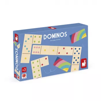 Janod Dominó Pure juego de madera 3+