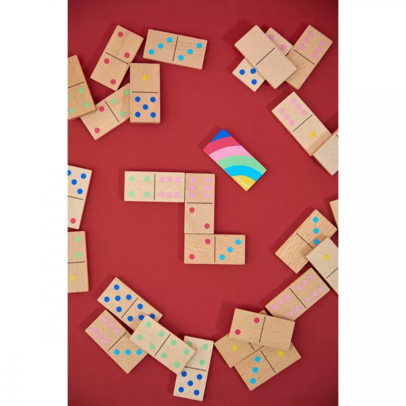 Janod Dominó Pure juego de madera 3+