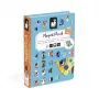Janod Magnetibook Peces tropicales libro de puzzles magnético 3+