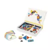 Janod Magnetibook Formas juguete magnético educativo 43 piezas 10 tarjetas a partir de 3 años (edición 2026)